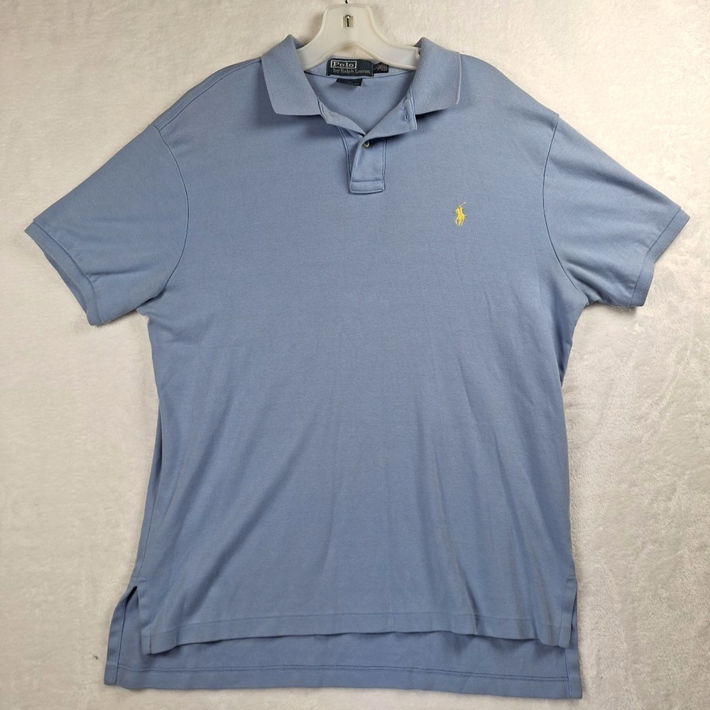 Polo Ralph Lauren Women's Crew Neck Tee Shirt T-Shirt - Large Blue
